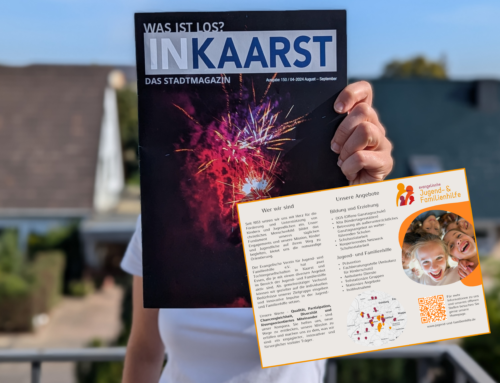 Wir machen uns sichtbar – Unsere erste Anzeige in „Was ist los? IN KAARST“